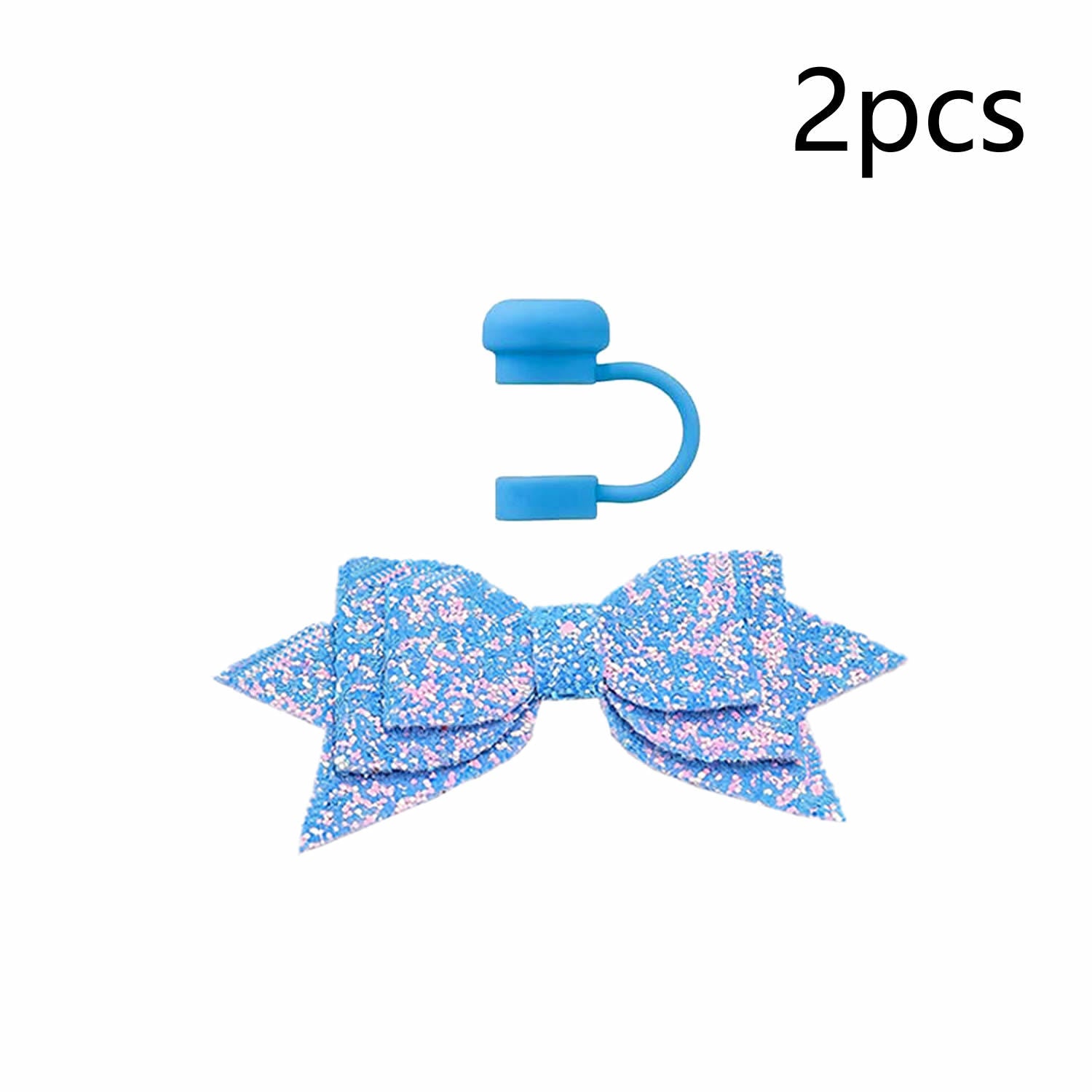 Wholesale 5pcs Ice Cup Bow Straw Hat